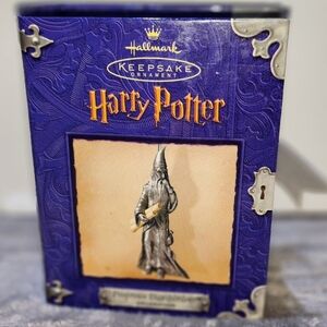 Hallmark 2000 Professor Dumbledore Harry Potter Pewter Christmas Ornament